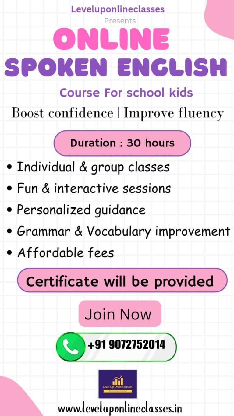 online spoken english course
